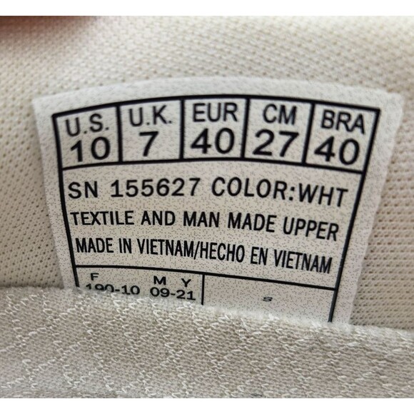 Skechers Billion Over The Top Women's 10 White Slip On Knit Walking Shoes 155627 - Picture 9 of 9